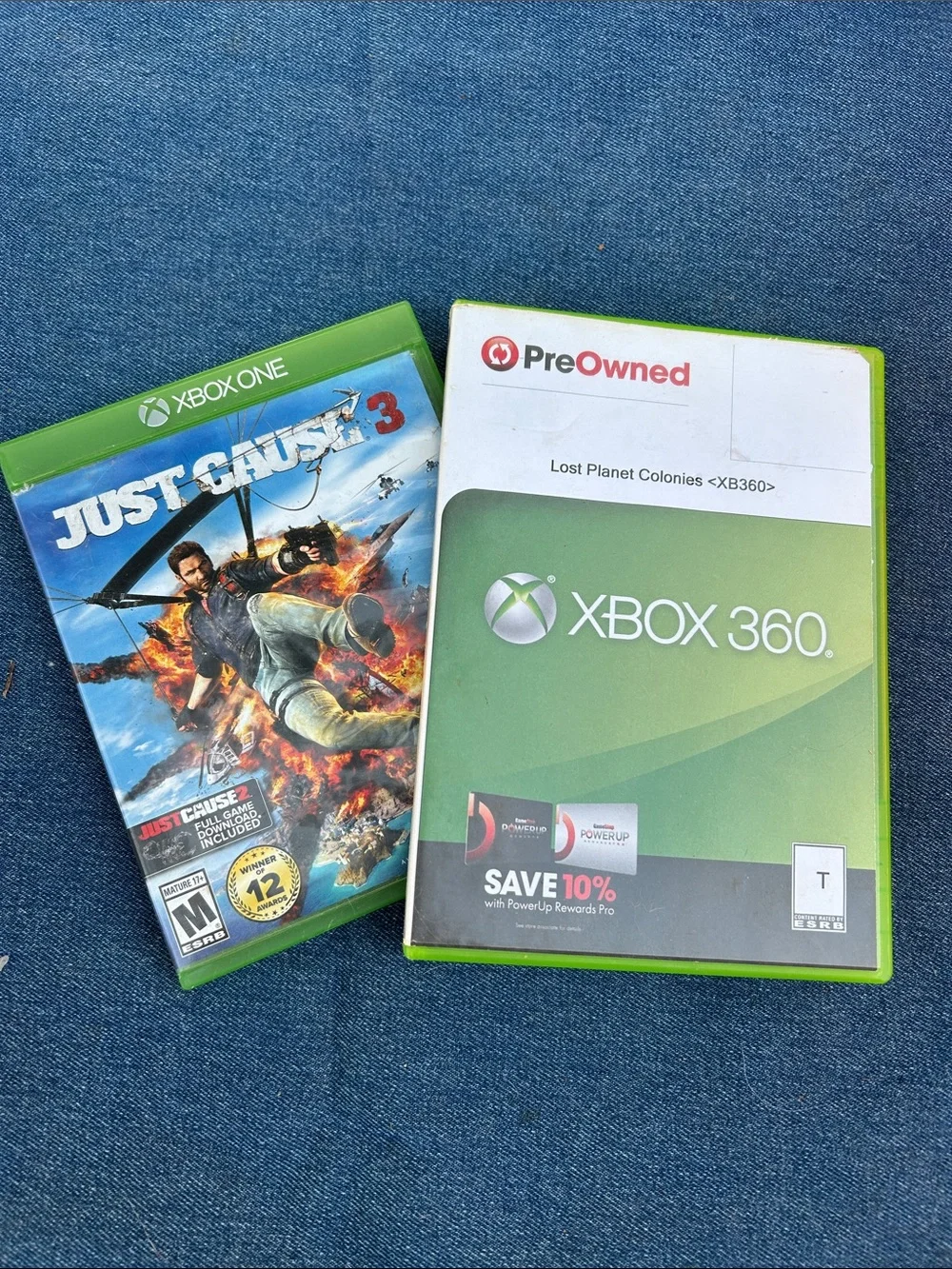 Game Bundle - Just Cause 3 xbox1/ Xbox 360 Lost planet colonies